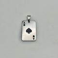Ace of Spades Pendant - Stainless Steel - PDS-1748