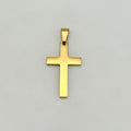 PDS-3441 - Plain Cross Pendant - Stainless Steel