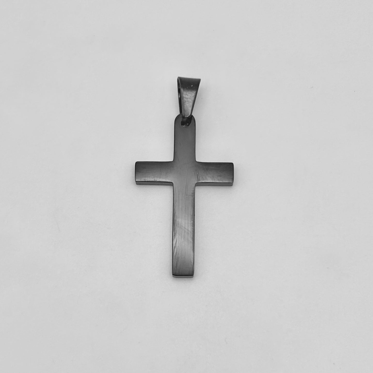 PDS-3442 - Plain Cross Pendant - Stainless Steel