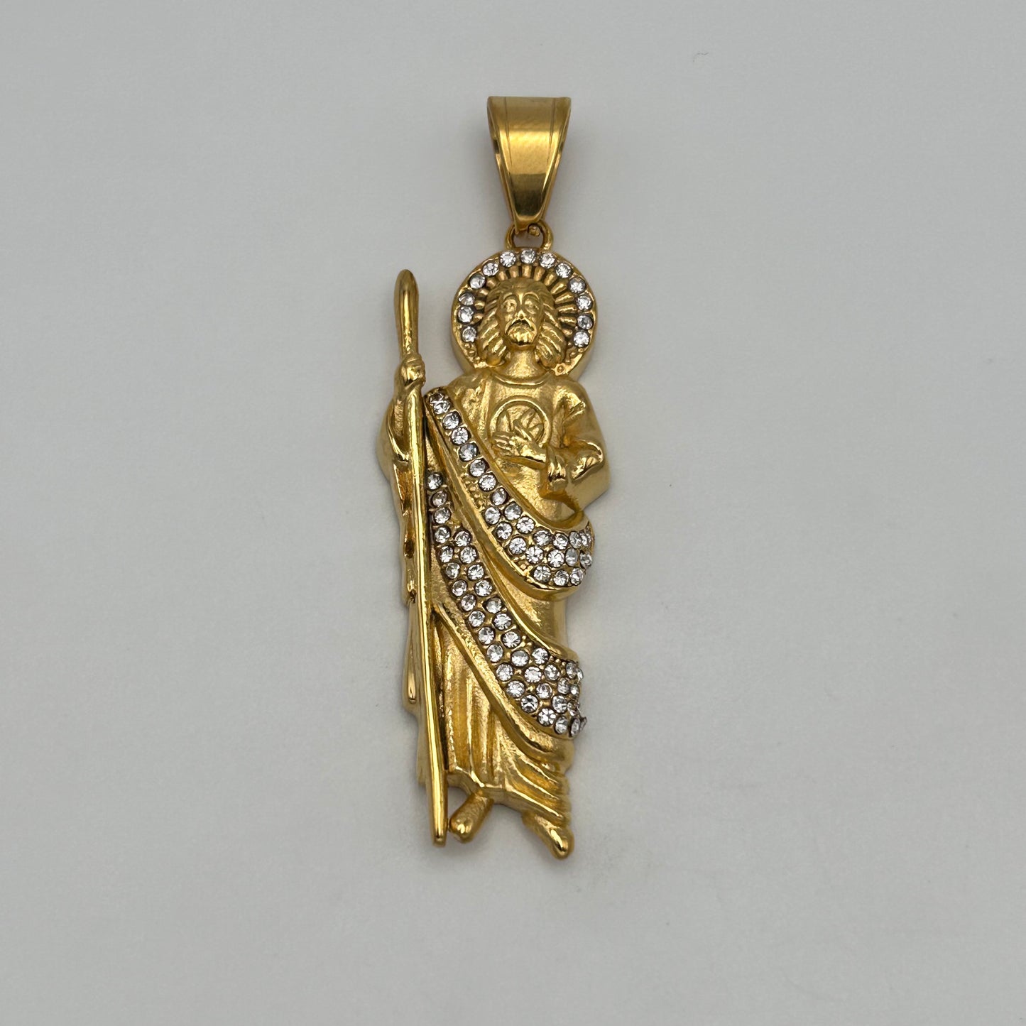 San Judas Pendant - Stainless Steel - PDS-8177