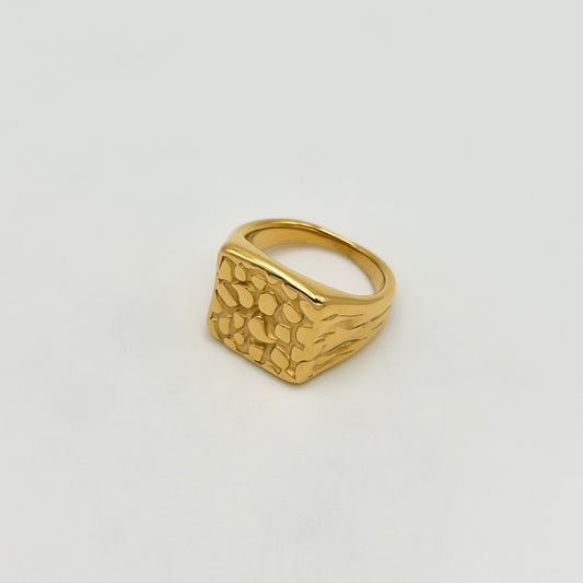 Nugget Ring - Square - Stainless Steel