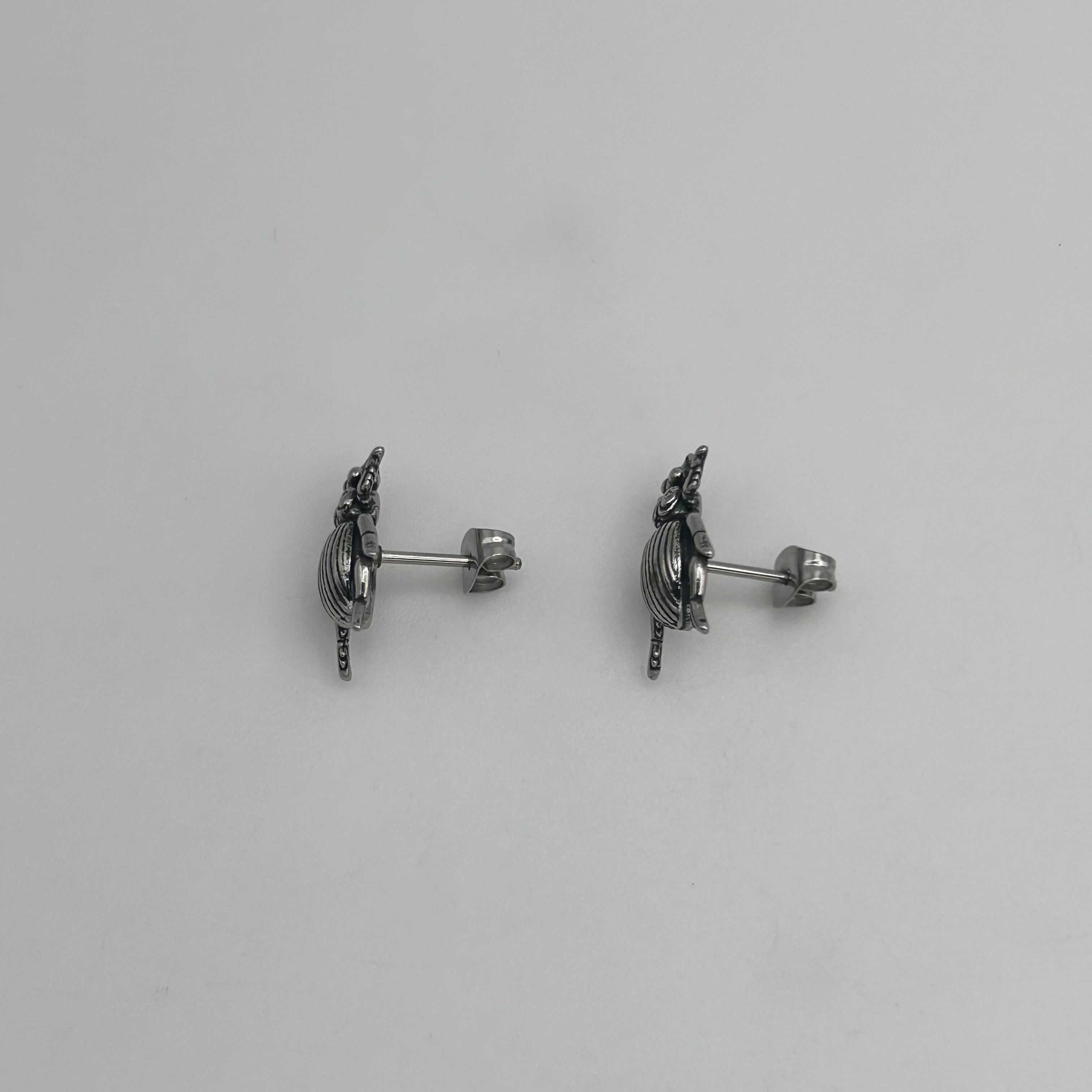 Stud Earring - Stainless Steel - SES-1017