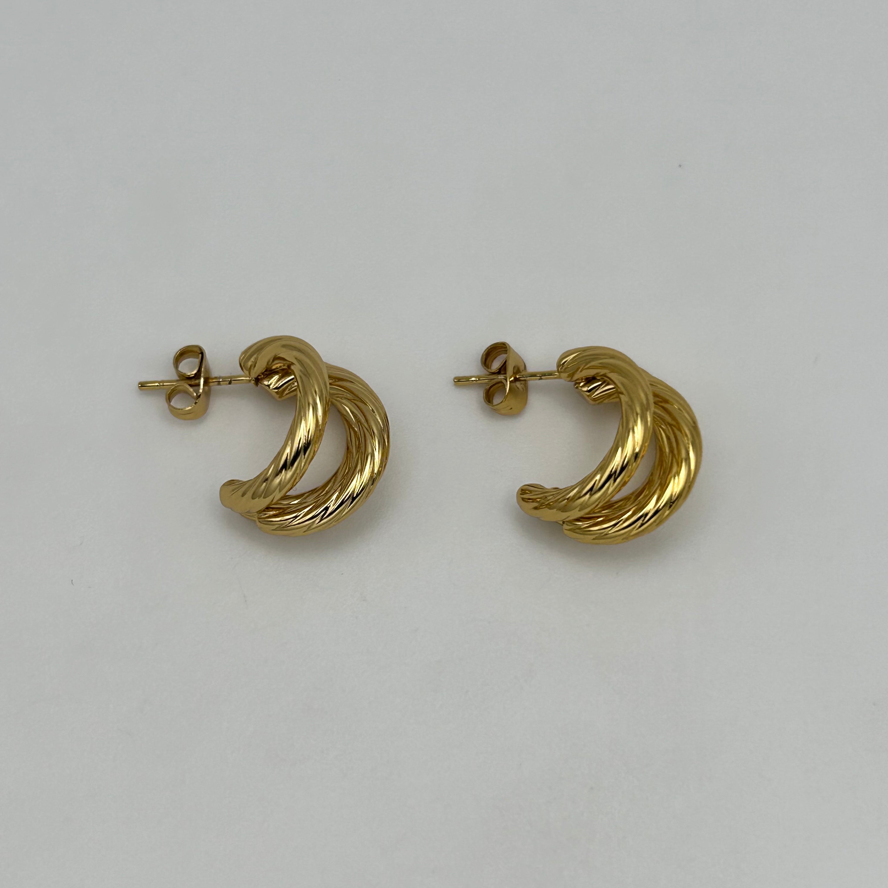 Stud Earring - Stainless Steel - SES-1025