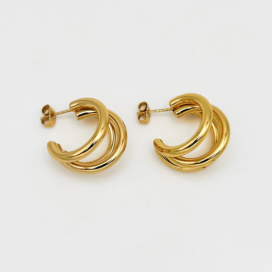 Stud Earring - Stainless Steel - SES-1026