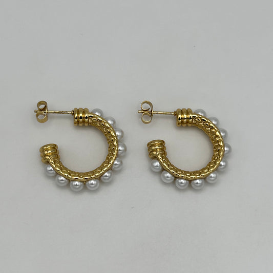 Stud Earring - Stainless Steel - SES-1027