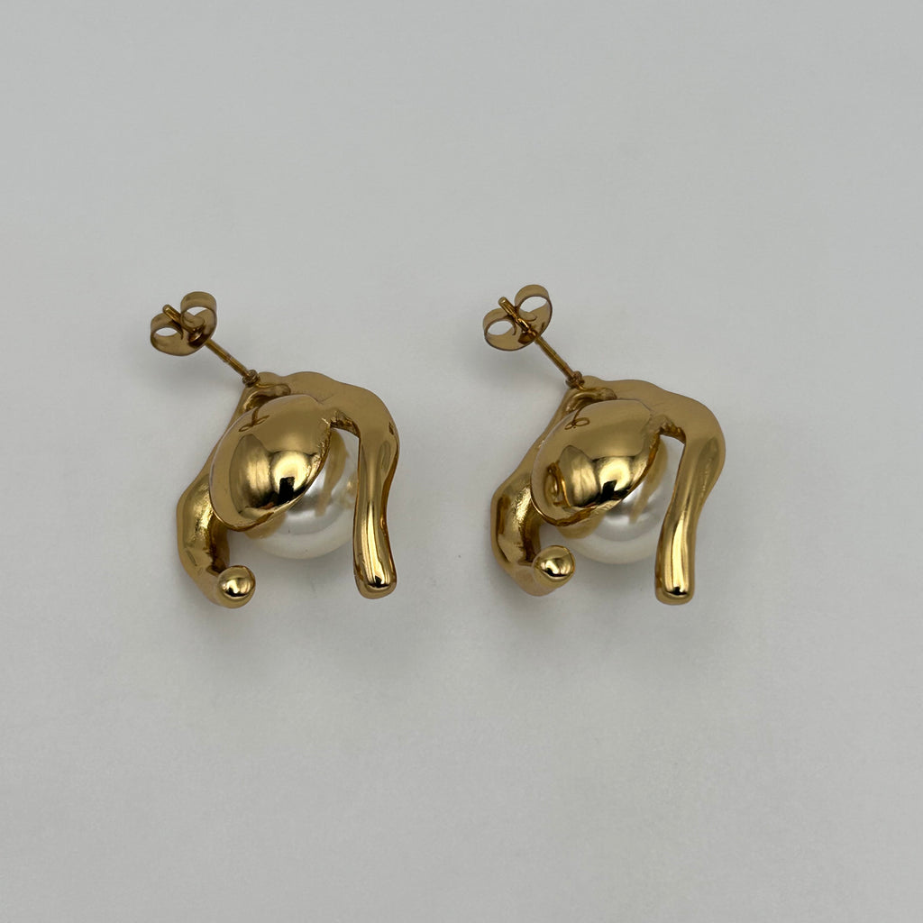 Stud Earring - Stainless Steel - SES-1041