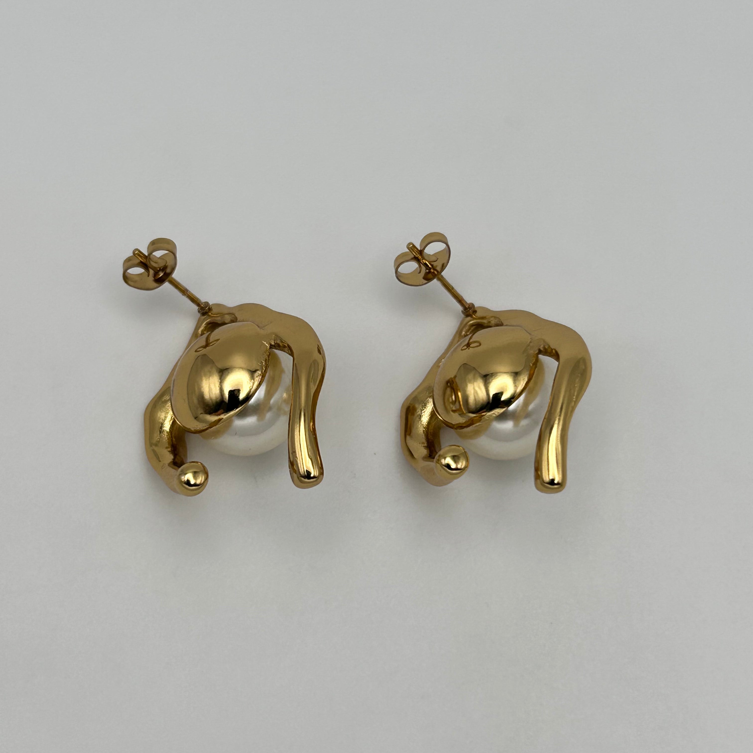 Stud Earring - Stainless Steel - SES-1041