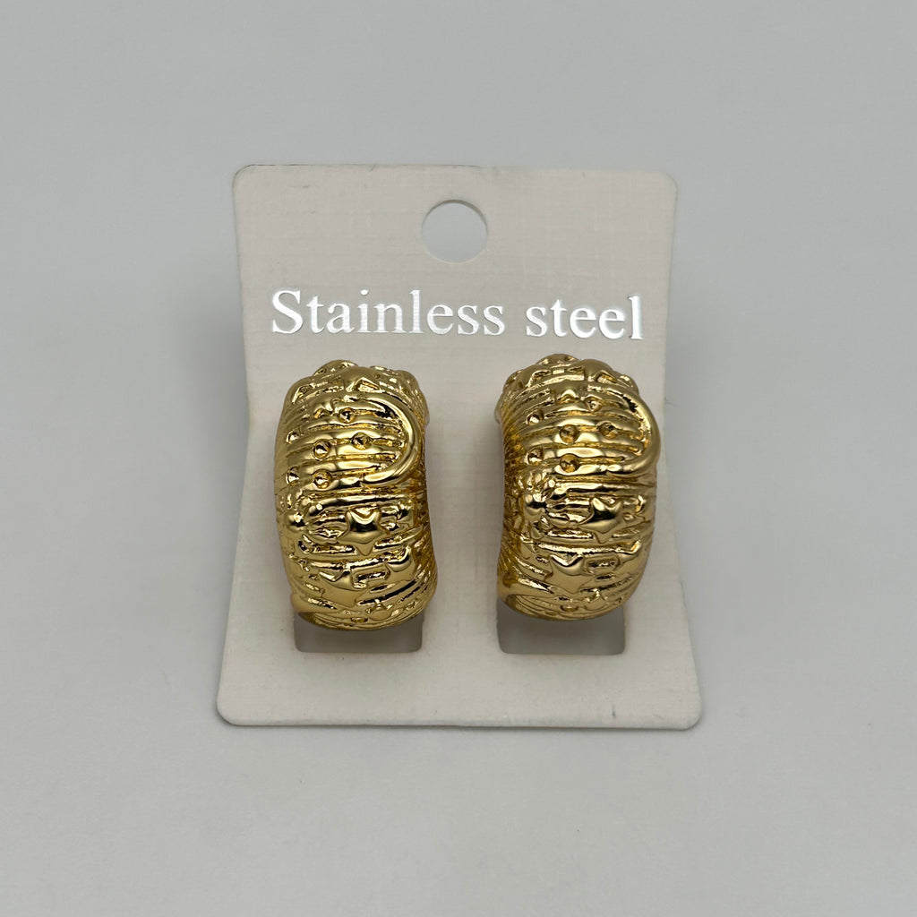 Stud Earring - Stainless Steel - SES-1045