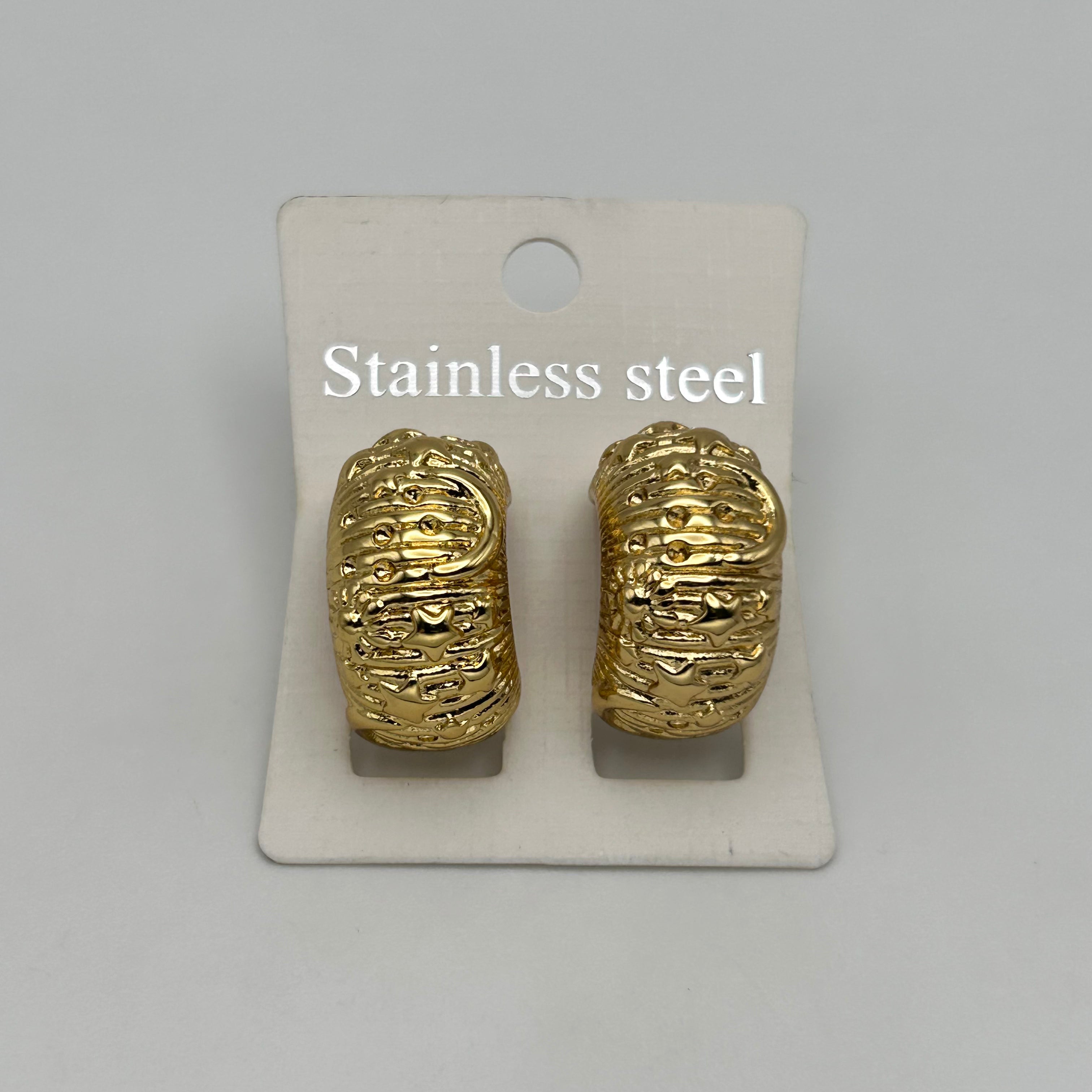 Stud Earring - Stainless Steel - SES-1045