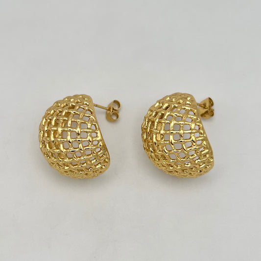 Stud Earring - Stainless Steel - SES-1070