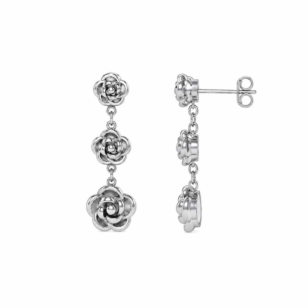 Stud Earring - Stainless Steel - SES-1153
