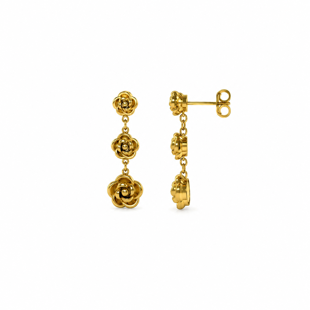 Stud Earring - Stainless Steel - SES-1153