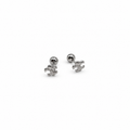 Stud Earring - Stainless Steel - SES-1182