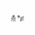 Stud Earring - Stainless Steel - SES-1186