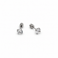 Stud Earring - Stainless Steel - SES-1189