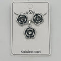 Set - Necklace and Earring - Gold Plated - SNEG-1035