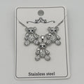 Set - Necklace and Earring - Gold Plated - SNEG-1045