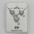 Set - Necklace and Earring - Gold Plated - SNEG-1048