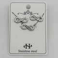 Set - Necklace and Earring - Gold Plated - SNEG-1069