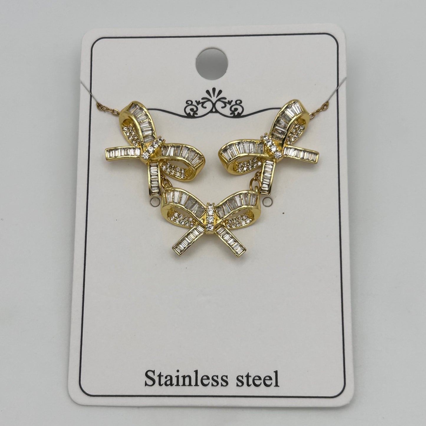 Set - Necklace and Earring - Gold Plated - SNEG-1081