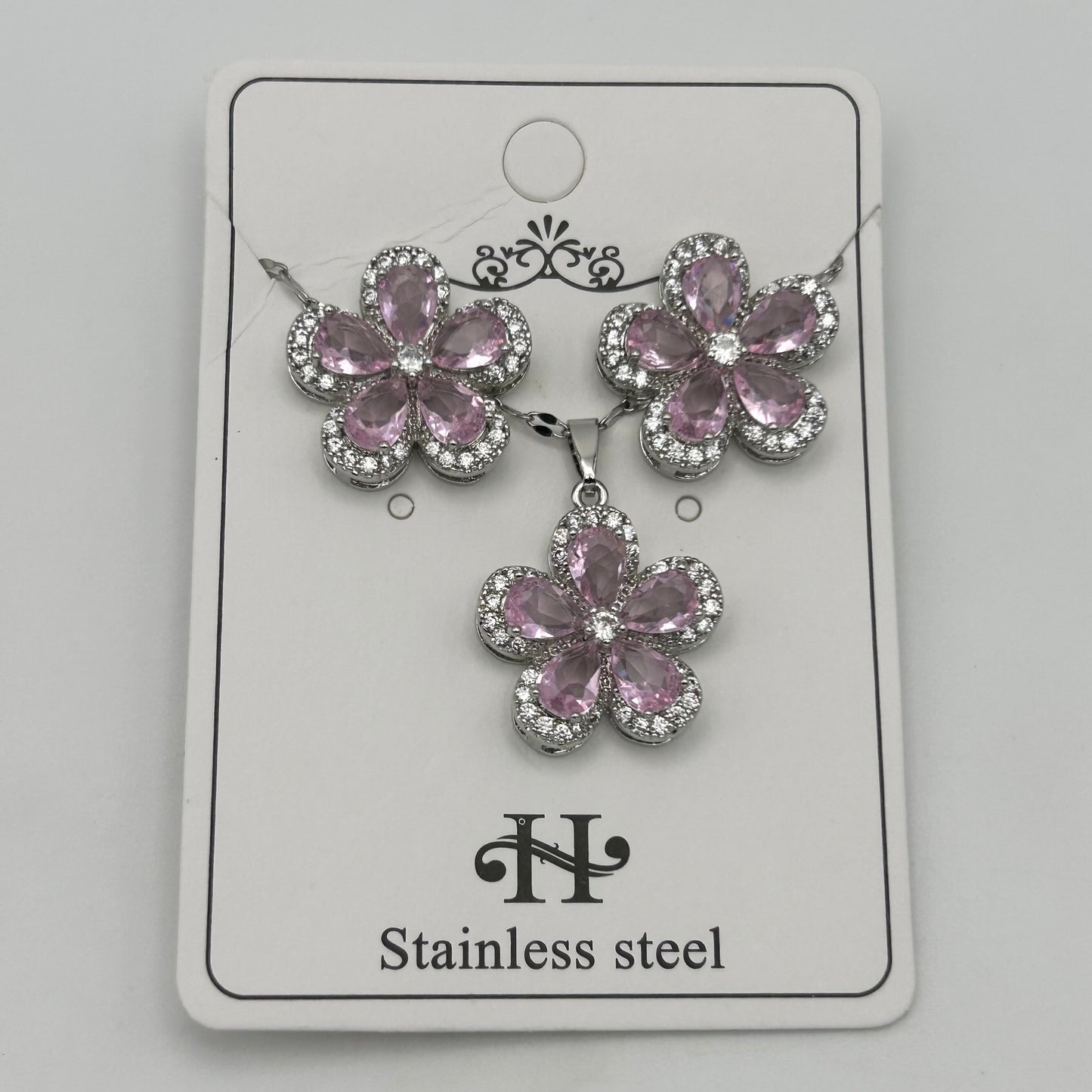 Set - Necklace and Earring - Gold Plated - SNEG-1084