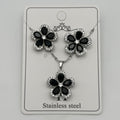 Set - Necklace and Earring - Gold Plated - SNEG-1085