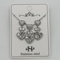 Set - Necklace and Earring - Gold Plated - SNEG-1088