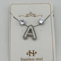 Set - Necklace and Earring - Gold Plated - SNEG-1091