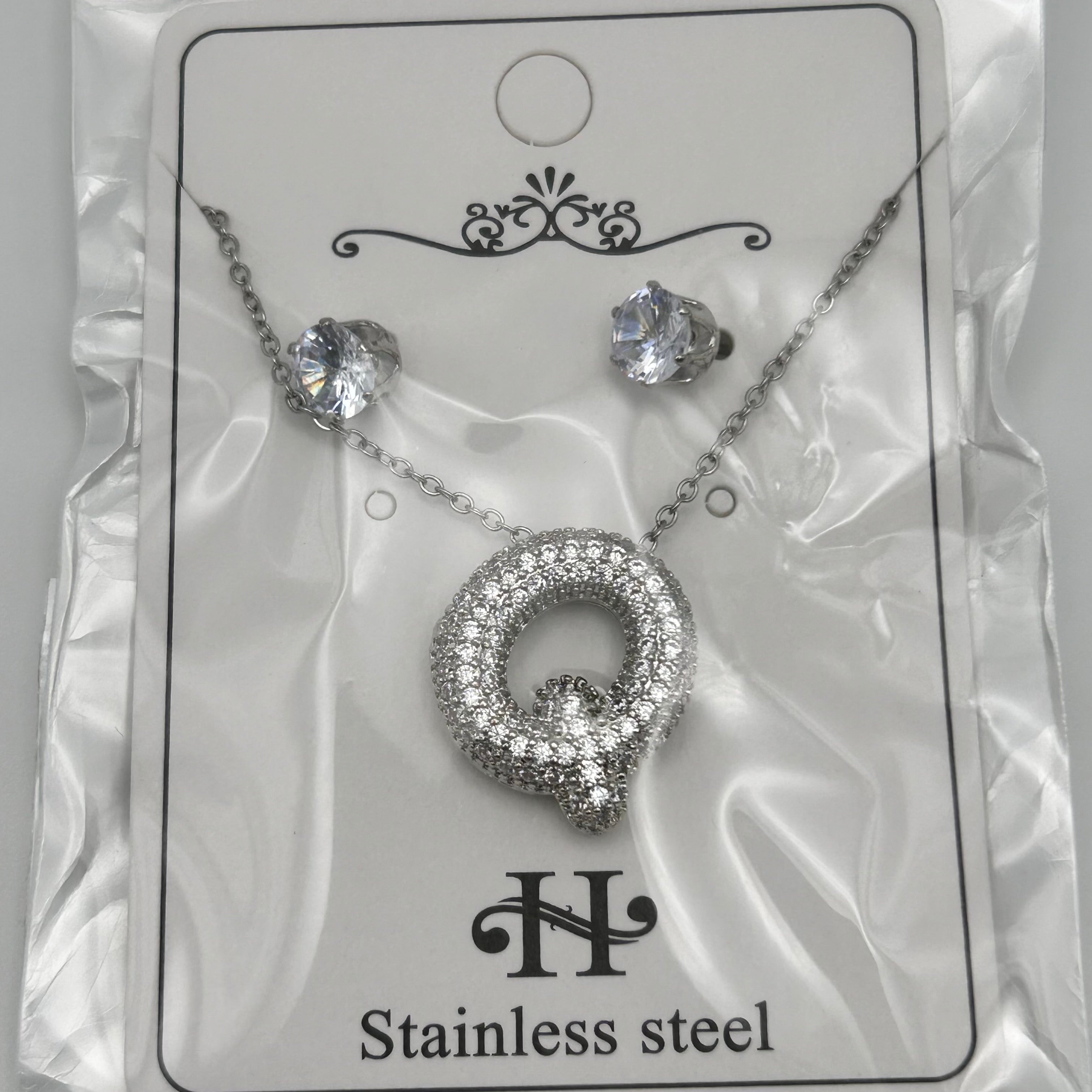 Set - Necklace and Earring - Gold Plated - SNEG-1091