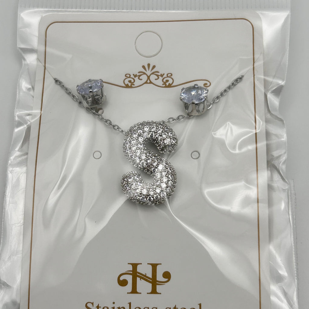 Set - Necklace and Earring - Gold Plated - SNEG-1091