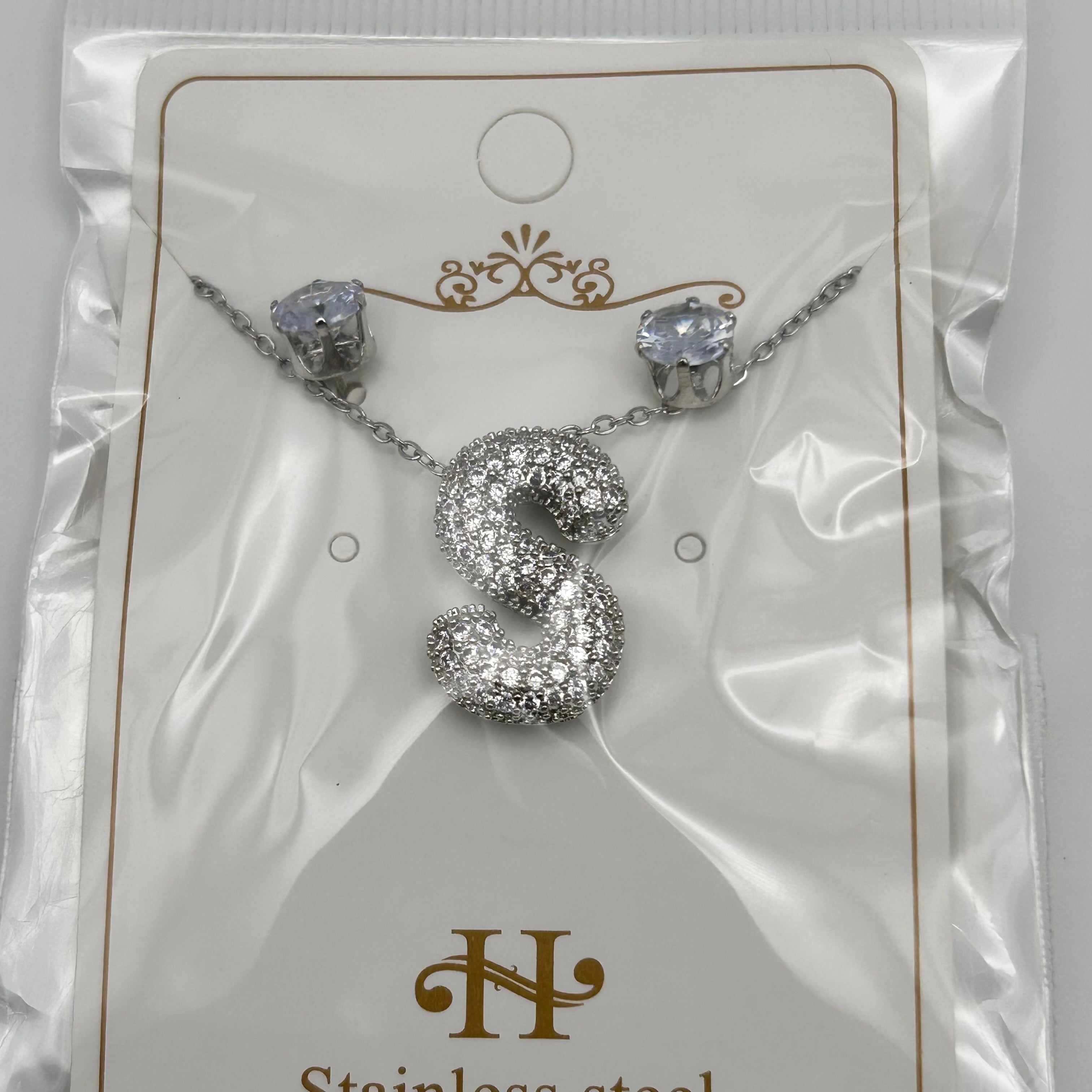 Set - Necklace and Earring - Gold Plated - SNEG-1091