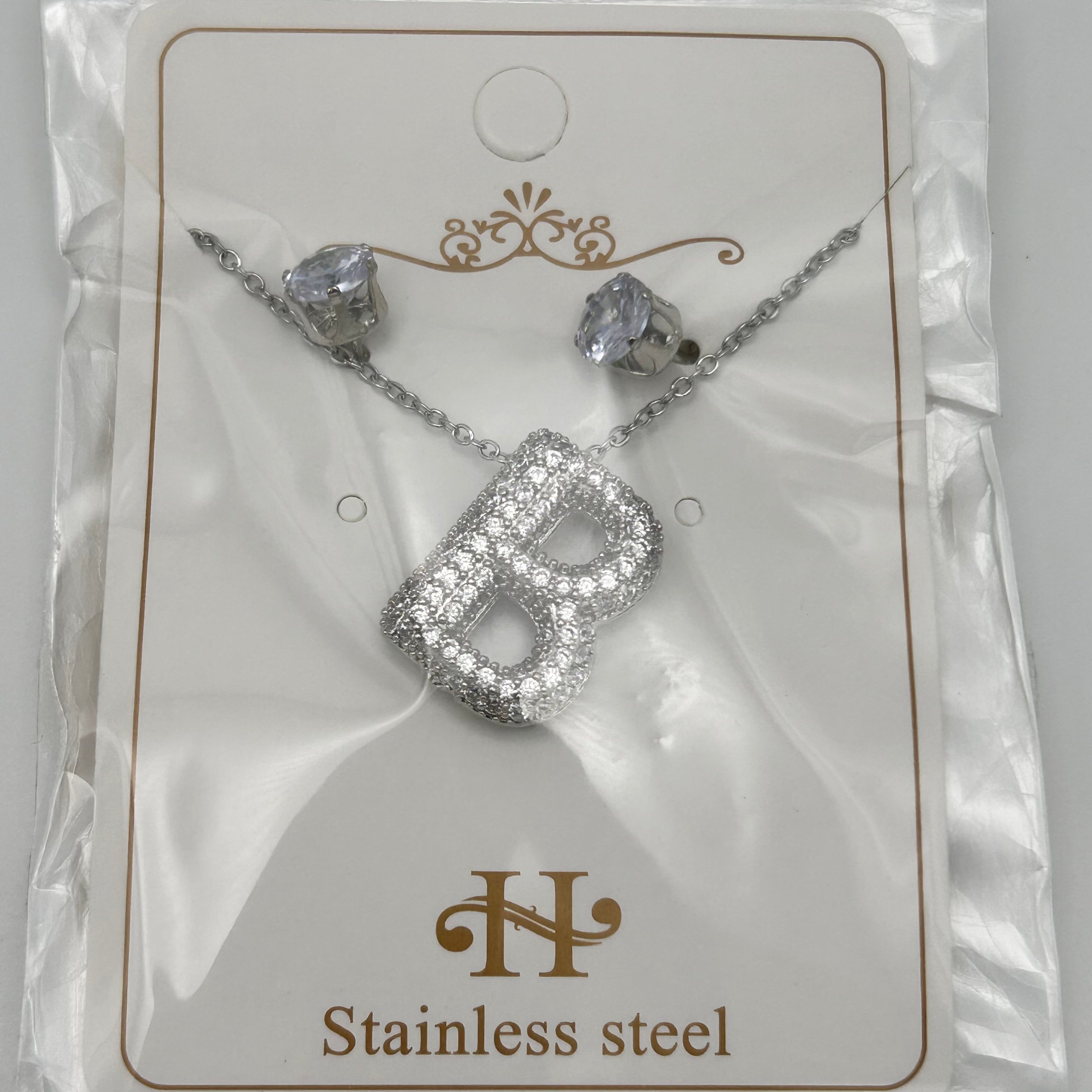 Set - Necklace and Earring - Gold Plated - SNEG-1091