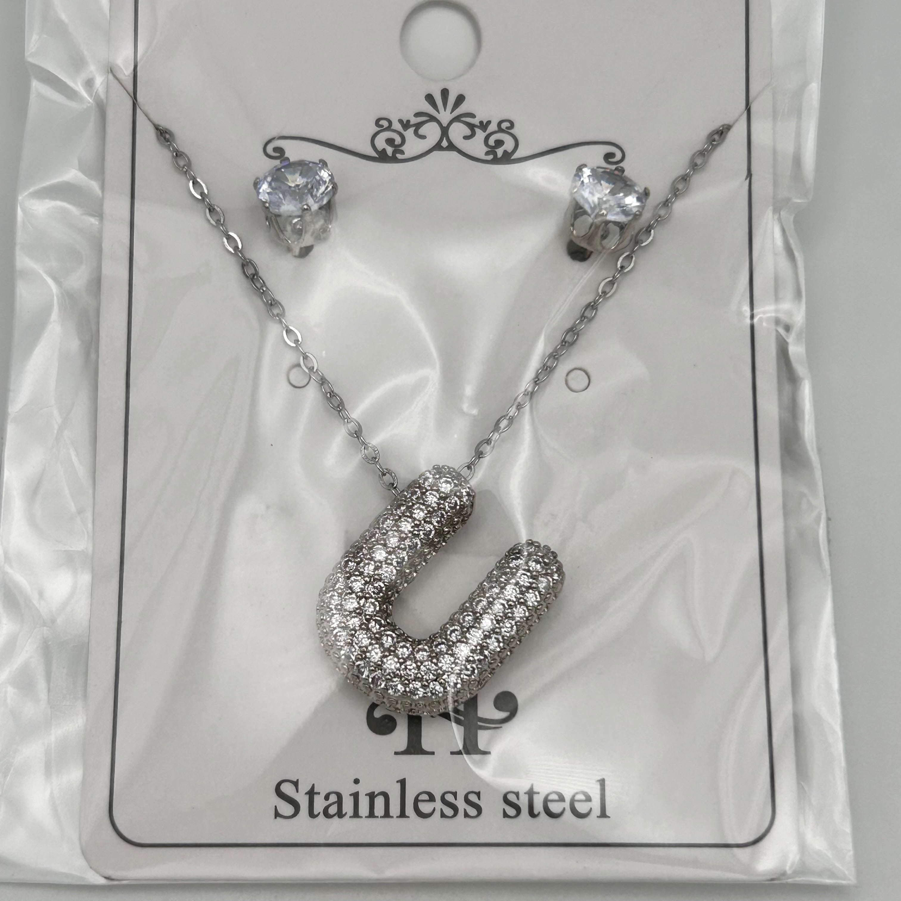 Set - Necklace and Earring - Gold Plated - SNEG-1091