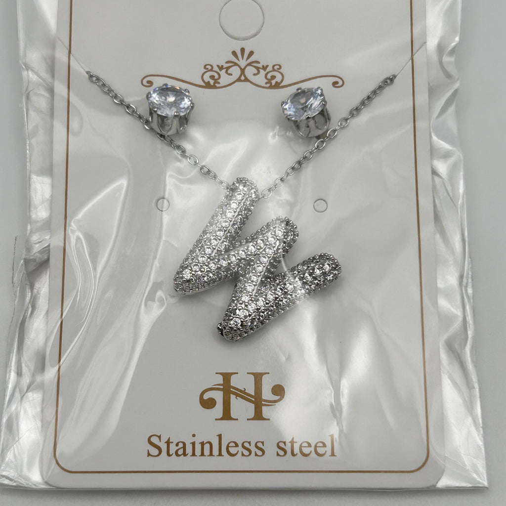 Set - Necklace and Earring - Gold Plated - SNEG-1091