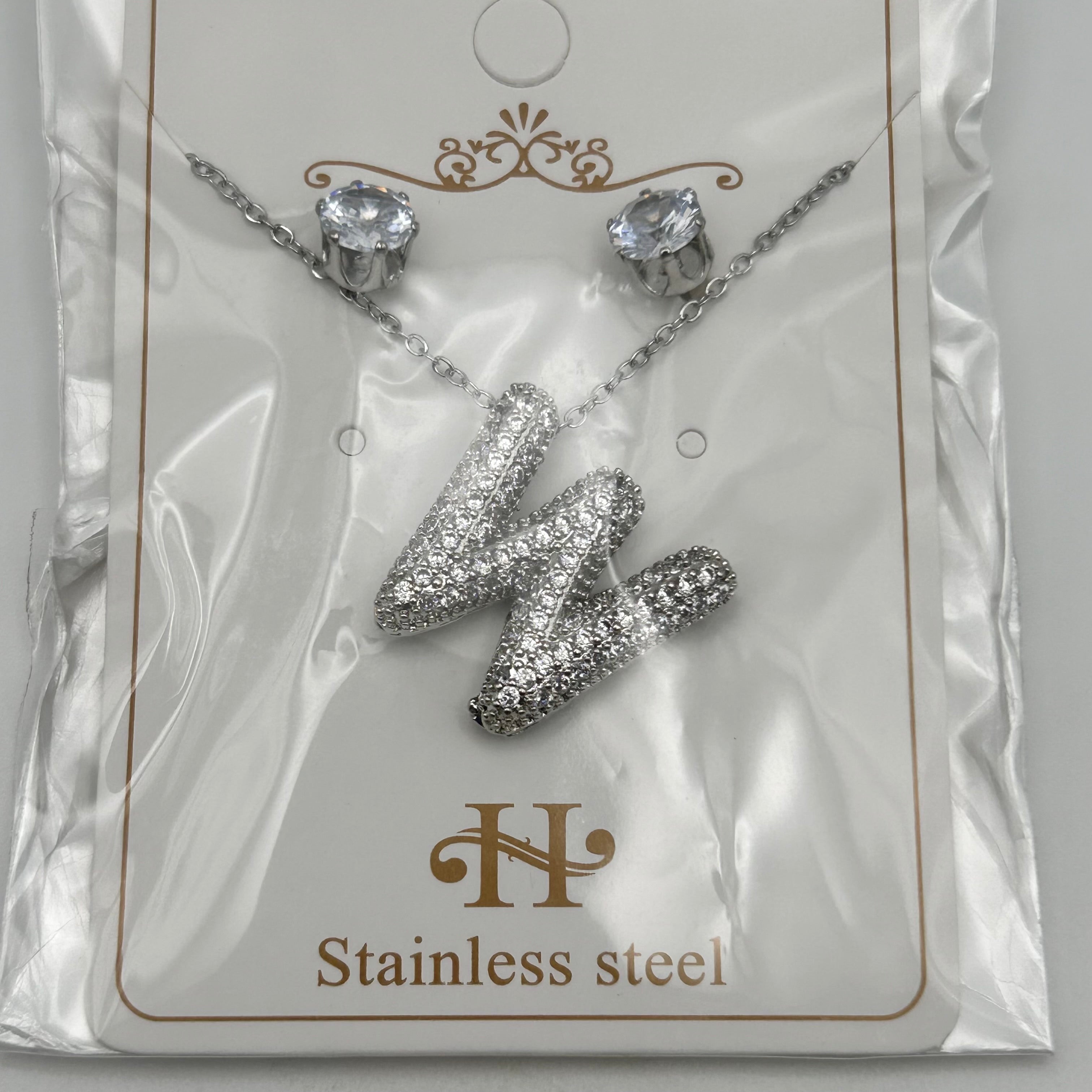 Set - Necklace and Earring - Gold Plated - SNEG-1091