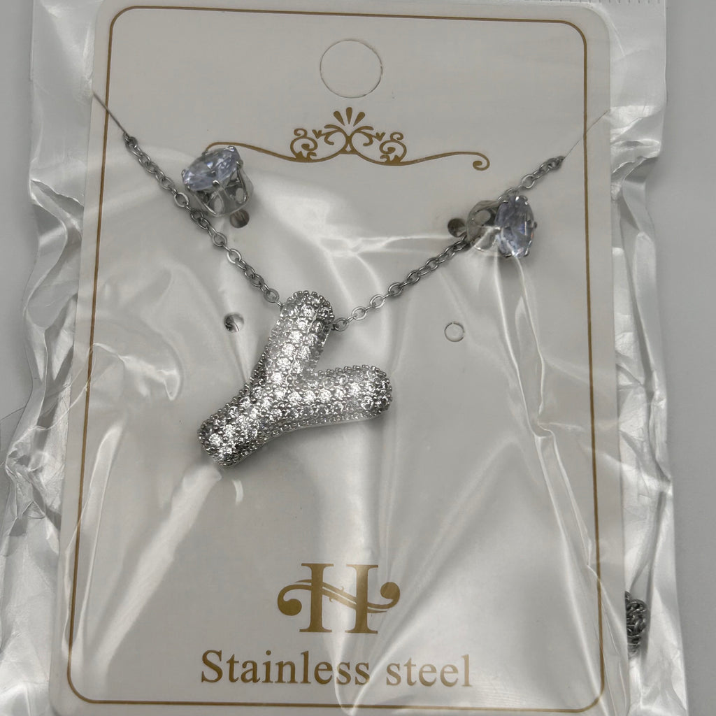 Set - Necklace and Earring - Gold Plated - SNEG-1091