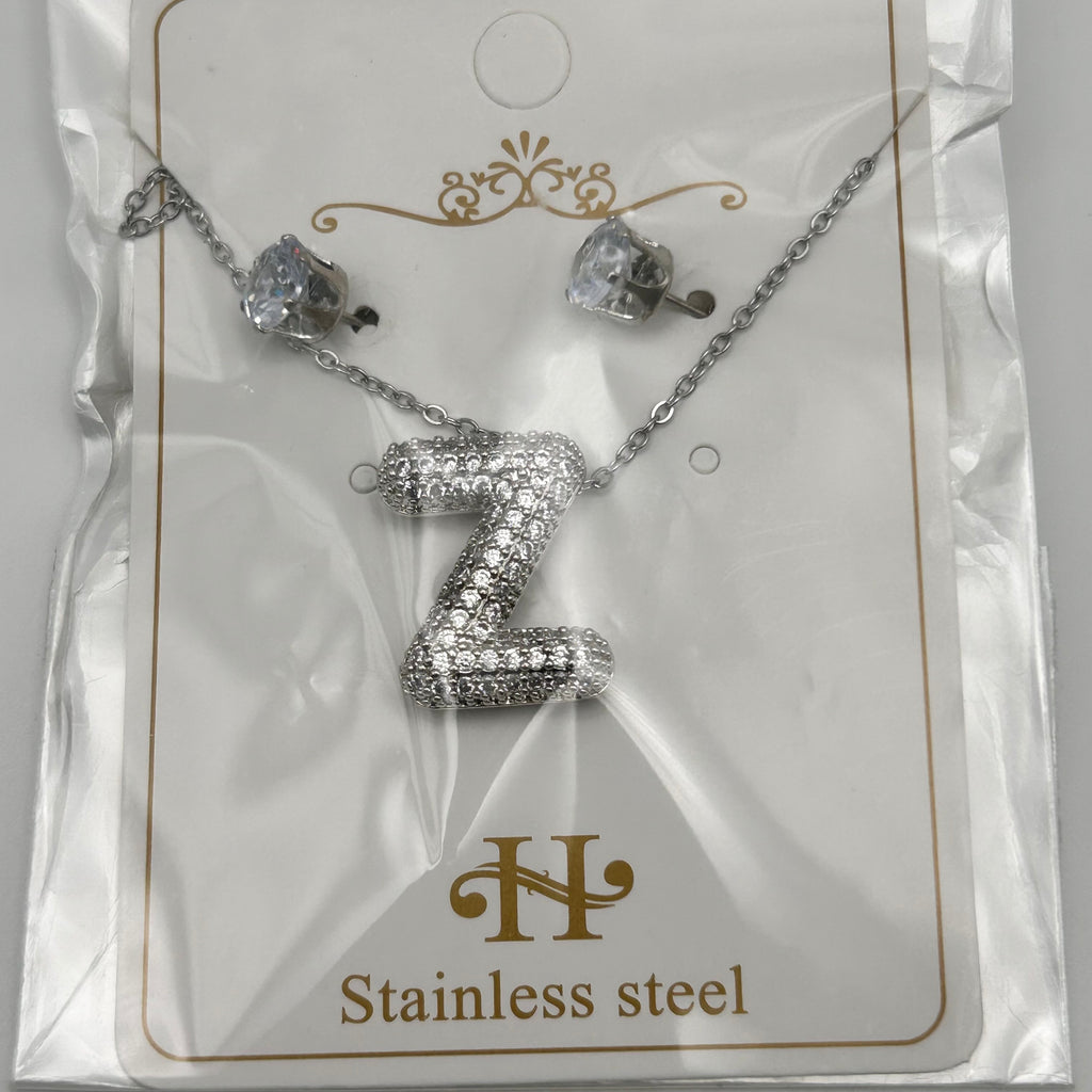 Set - Necklace and Earring - Gold Plated - SNEG-1091