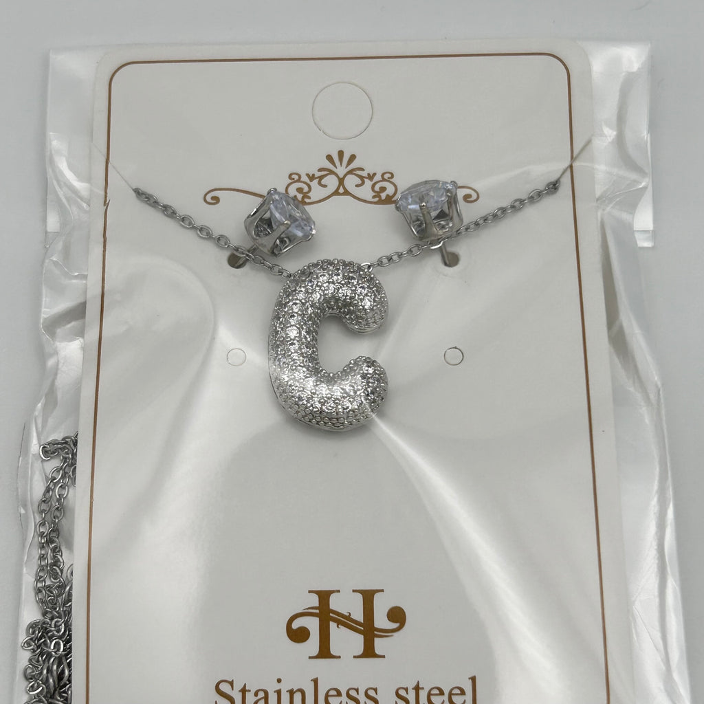 Set - Necklace and Earring - Gold Plated - SNEG-1091