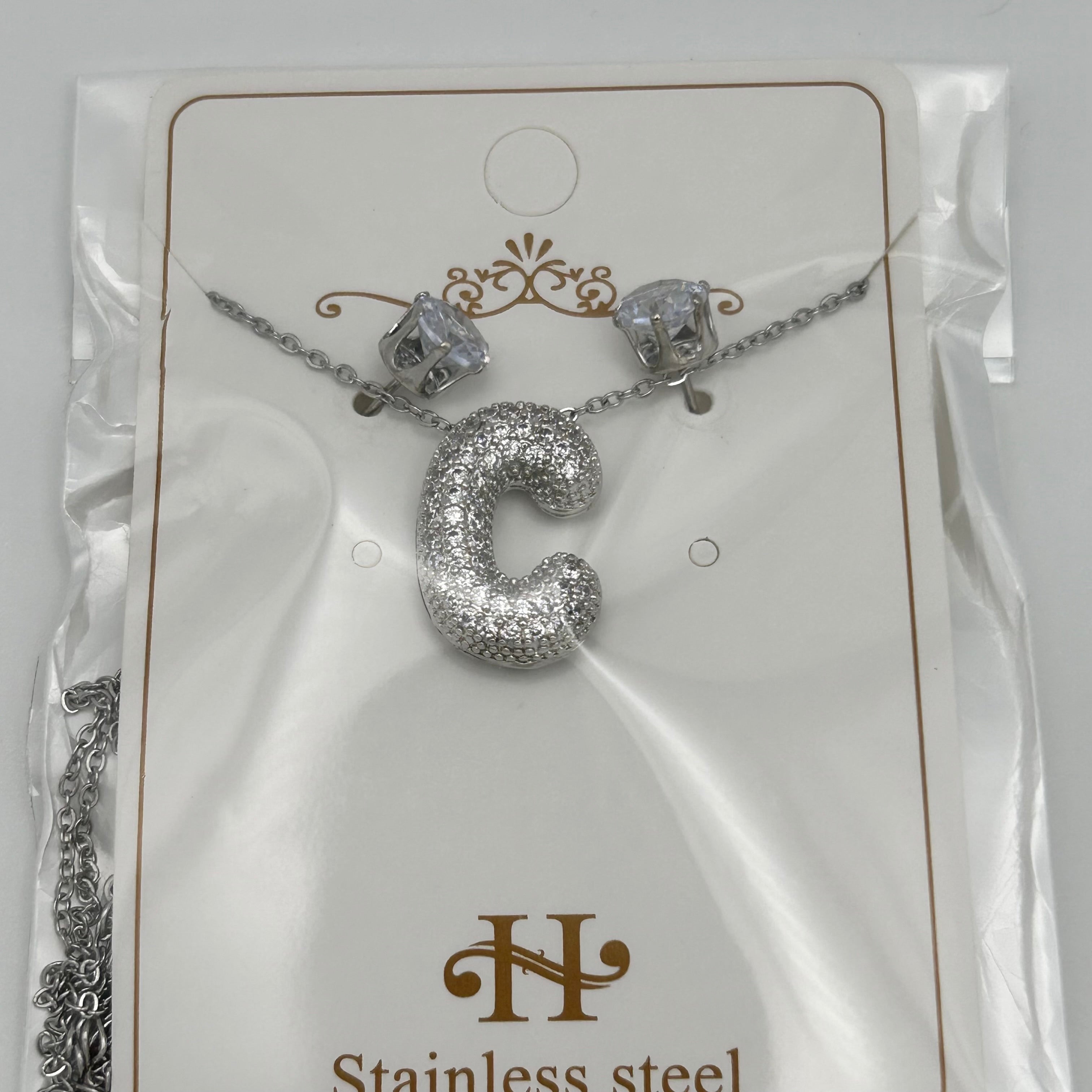 Set - Necklace and Earring - Gold Plated - SNEG-1091