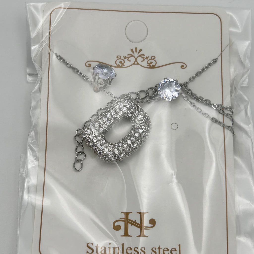 Set - Necklace and Earring - Gold Plated - SNEG-1091