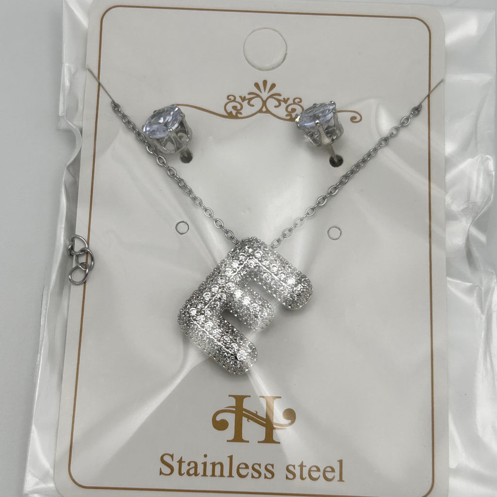 Set - Necklace and Earring - Gold Plated - SNEG-1091