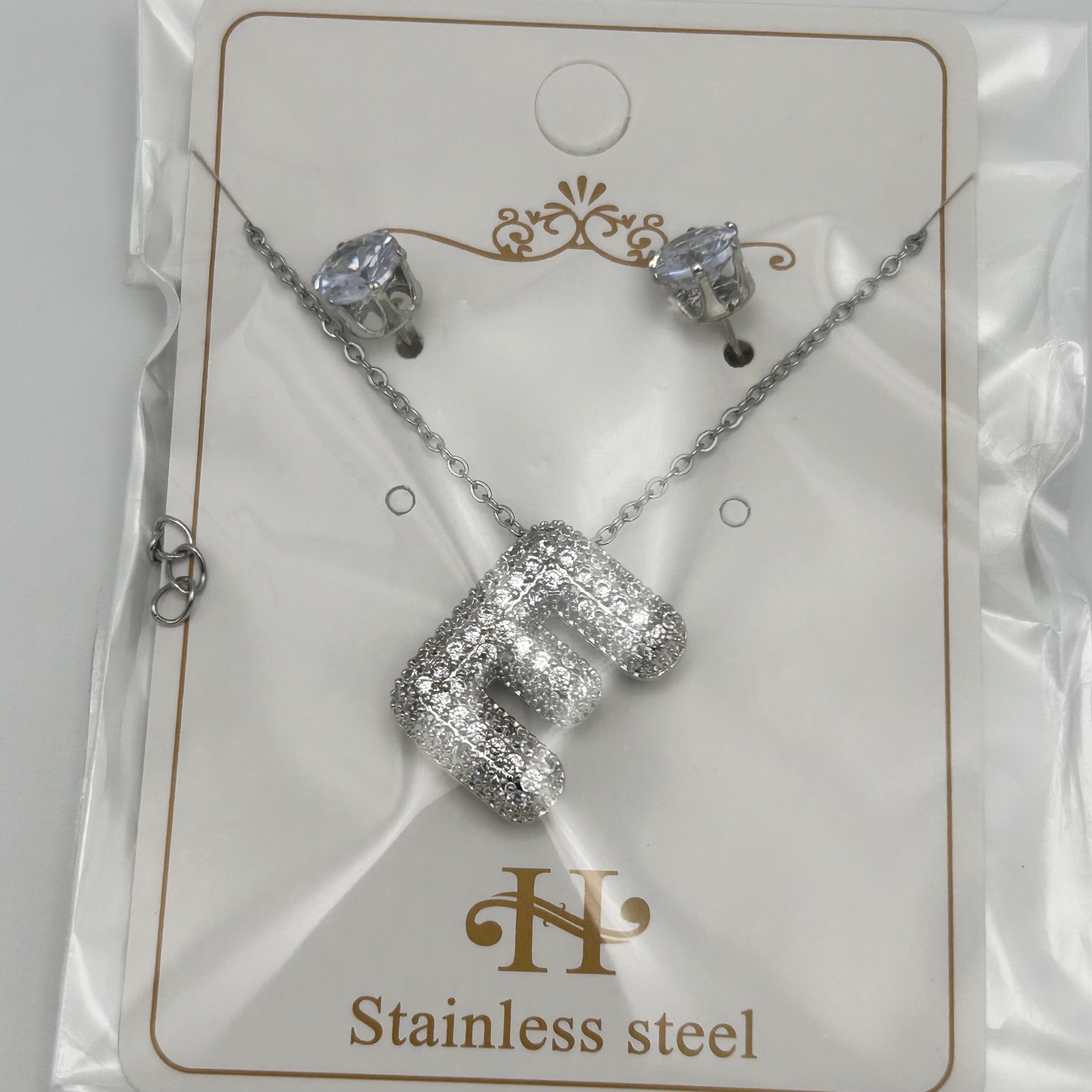 Set - Necklace and Earring - Gold Plated - SNEG-1091