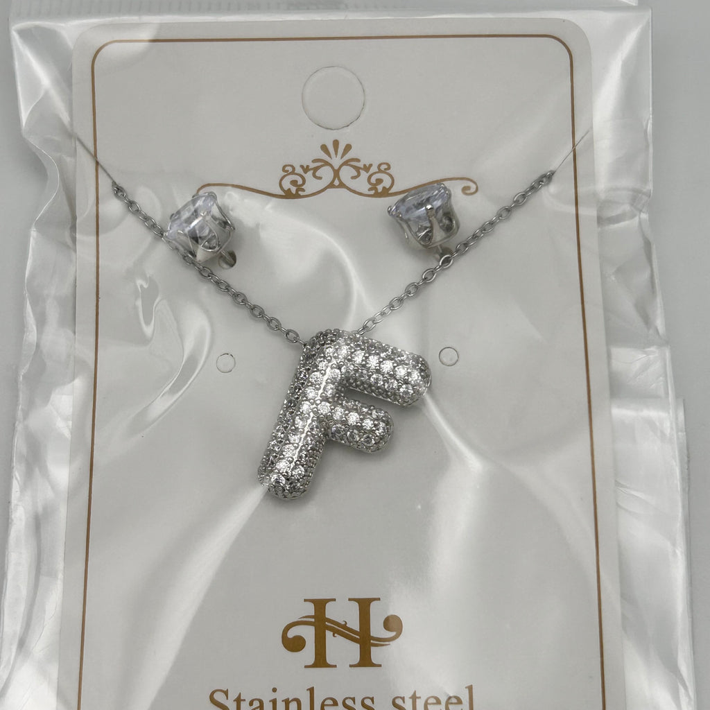 Set - Necklace and Earring - Gold Plated - SNEG-1091