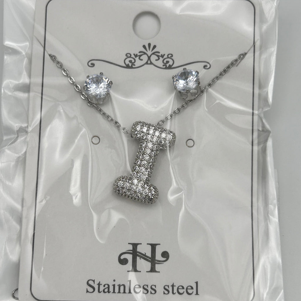 Set - Necklace and Earring - Gold Plated - SNEG-1091