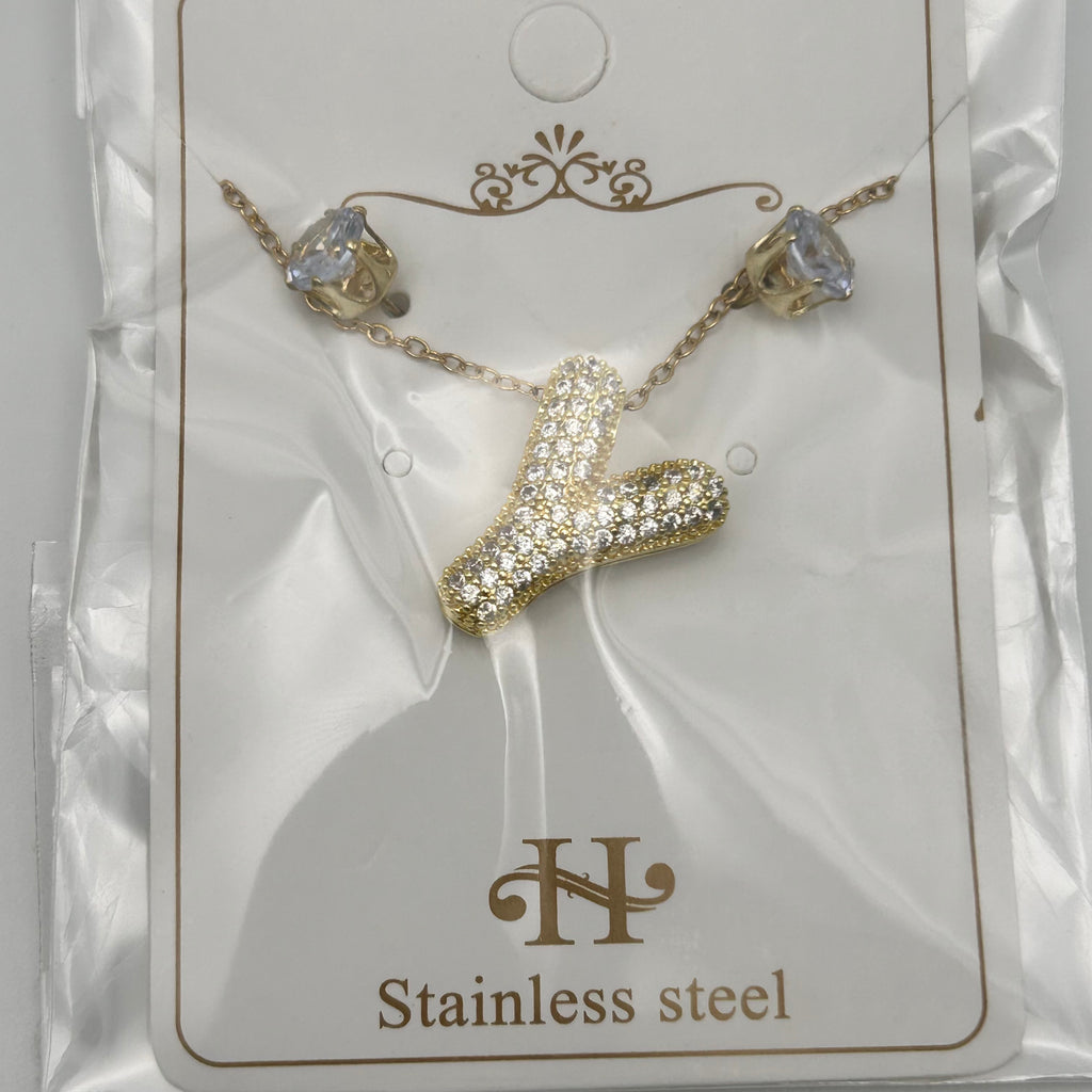 Set - Necklace and Earring - Gold Plated - SNEG-1092