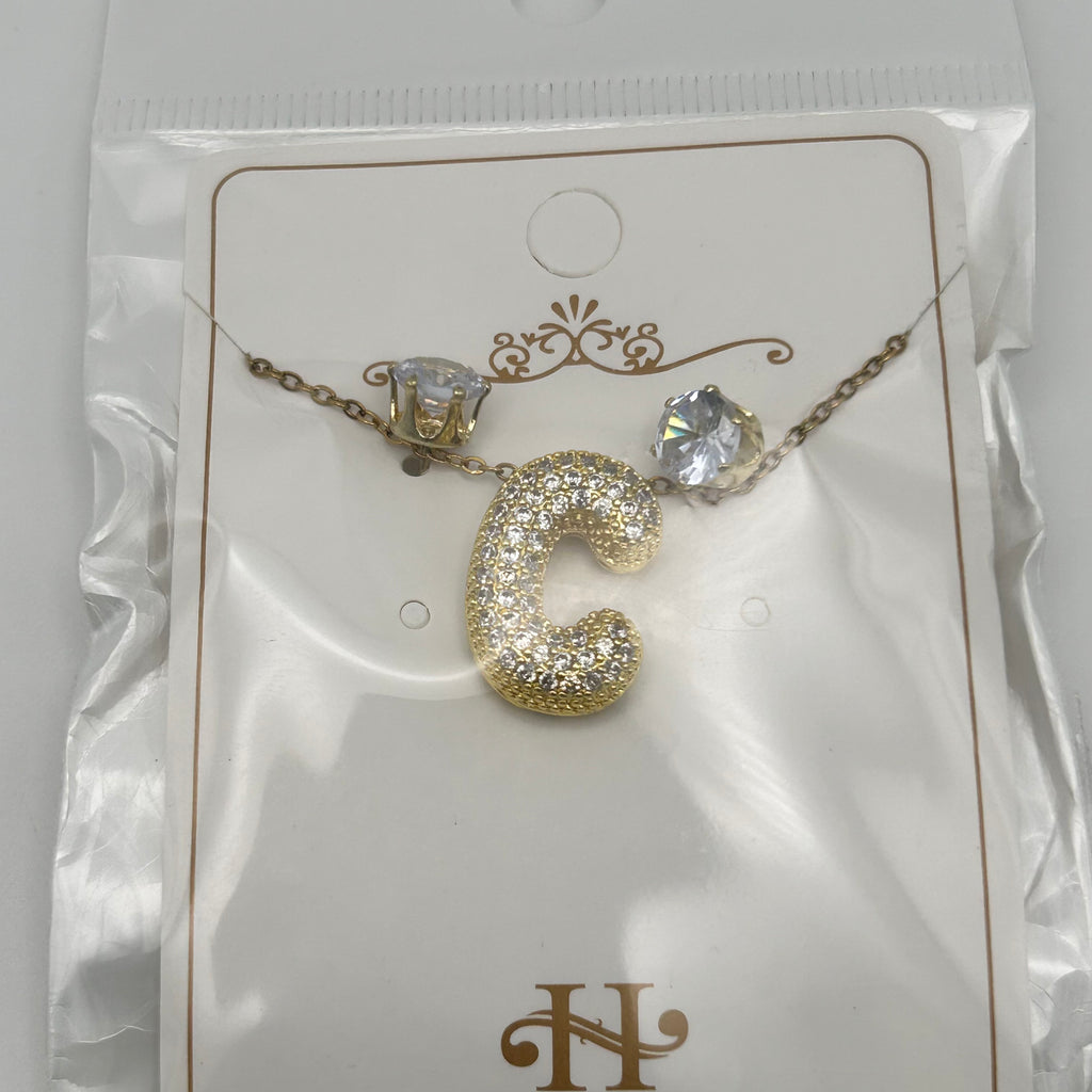 Set - Necklace and Earring - Gold Plated - SNEG-1092