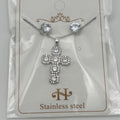 Set - Necklace and Earring - Gold Plated - SNEG-1095