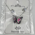 Set - Necklace and Earring - Gold Plated - SNEG-1096