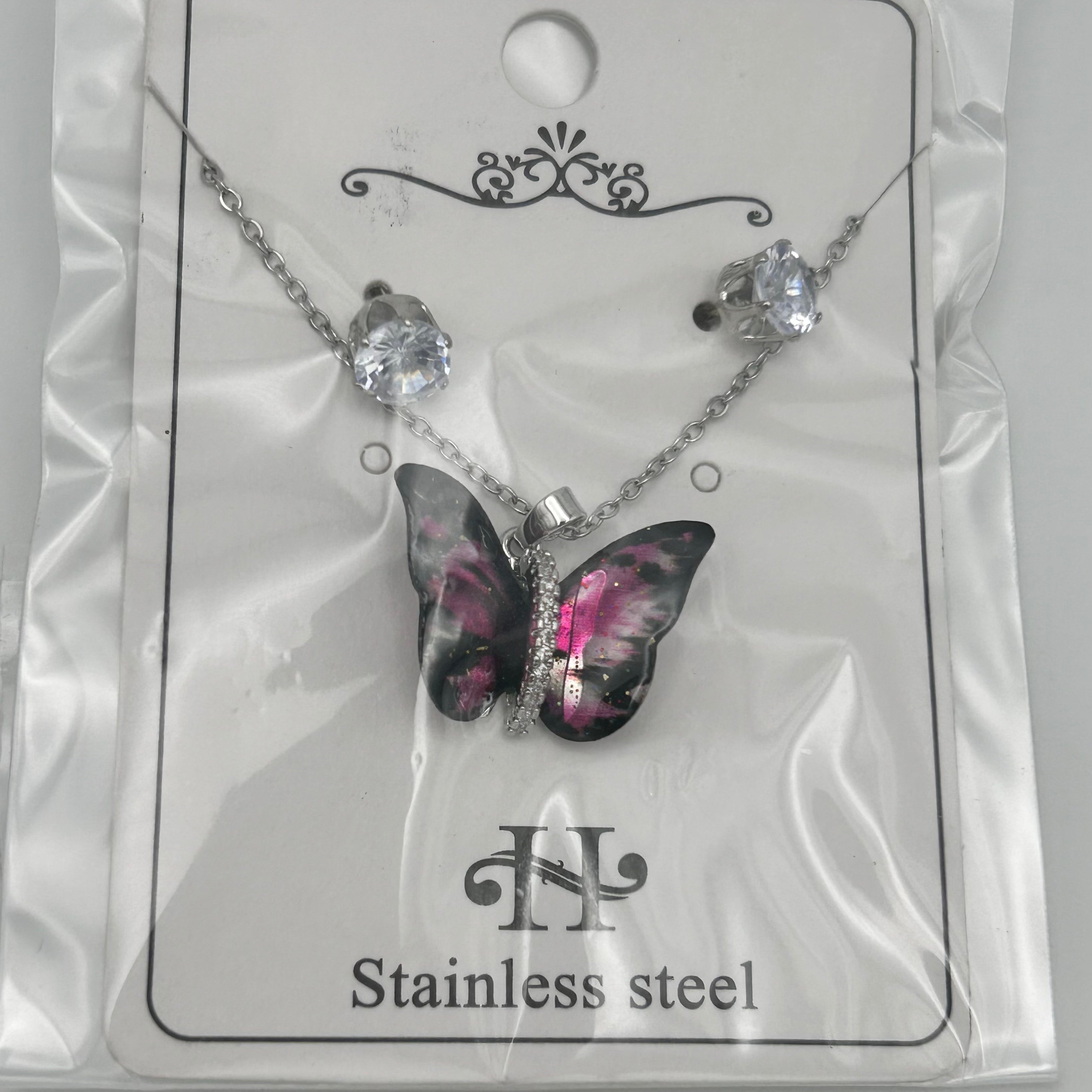 Set - Necklace and Earring - Gold Plated - SNEG-1096