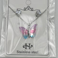 Set - Necklace and Earring - Gold Plated - SNEG-1097